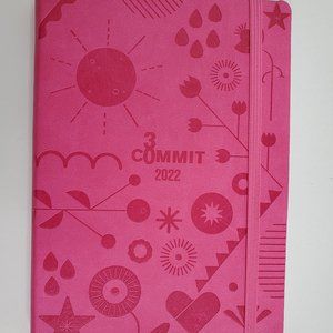 Commit 30 2022 Planner Monday Start Power Pink Weekly Day